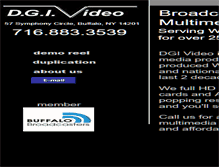 Tablet Screenshot of dgivideo.com